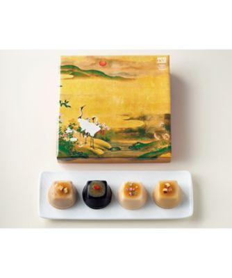 【お歳暮】【送料無料】赤坂松葉屋 東京国立博物館 限定ギフト十二ヶ月花鳥図屏風 季の彩 胡麻豆腐詰合せ ※送料無料 調理済み食事、主菜【三越伊勢丹/公式】