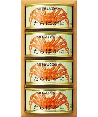 【お歳暮】【送料無料】三越伊勢丹オンラインストア 三越 たらばがに缶詰 ※送料無料 調理済み食品【三越伊勢丹/公式】