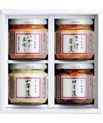 【お歳暮】新潟加島屋 中瓶詰合せ 魚介類【三越伊勢丹/公式】