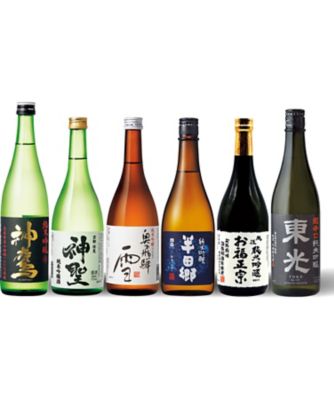 【お歳暮】三越伊勢丹オンラインストア 純米吟醸飲みくらべ6本詰合せ 焼酎【三越伊勢丹/公式】