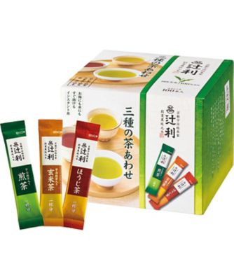 【お歳暮】辻利 三種の茶あわせ（スティック）100杯 お茶・紅茶【三越伊勢丹/公式】