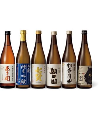 【お歳暮】三越伊勢丹オンラインストア 純米酒飲みくらべ6本詰合せ 焼酎【三越伊勢丹/公式】