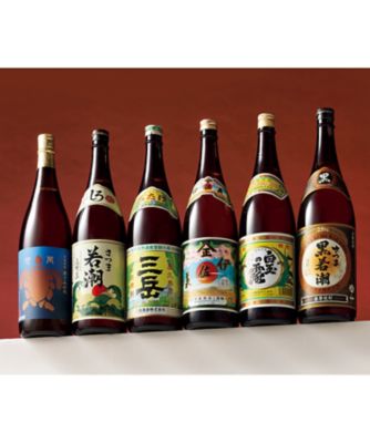 【お歳暮】三越伊勢丹オンラインストア 鹿児島芋焼酎一升瓶6本詰合せ ※2月中旬頃より順次お届け 【三越伊勢丹/公式】