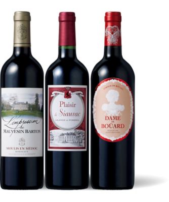 【お歳暮】三越伊勢丹オンラインストア ボルドーのフェイマスなオーナーが所有するシャトーのセカンドワイン3本セット 【三越伊勢丹/公式】