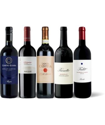 【お歳暮】三越伊勢丹オンラインストア バローロ入りイタリア周遊赤5本セット ワイン【三越伊勢丹/公式】