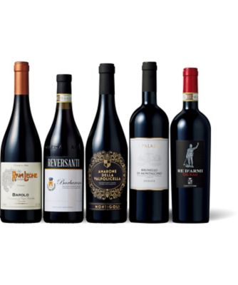 【お歳暮】三越伊勢丹オンラインストア イタリア5大D．O．C．G．を愉しむ赤ワイン飲み比べ5本セット 【三越伊勢丹/公式】
