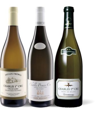 【お歳暮】三越伊勢丹オンラインストア シャブリプルミエクリュ飲み比べ3本セット ワイン【三越伊勢丹/公式】