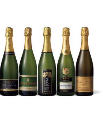 【お歳暮】三越伊勢丹オンラインストア シャンパーニュ入りフランス瓶内二次発酵5本セット ワイン【三越伊勢丹/公式】