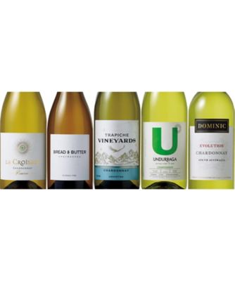 【お歳暮】三越伊勢丹オンラインストア 世界のシャルドネ飲み比べ5本セット ワイン【三越伊勢丹/公式】