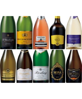 【お歳暮】三越伊勢丹オンラインストア シャンパーニュを含むヨーロッパ4カ国を巡るスパークリングワインの旅10本セット ※年内にお届け 【三越伊勢丹/公式】