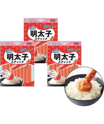 【お歳暮】かねふく とっても便利なスティック明太子 魚介類【三越伊勢丹/公式】