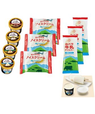 【お歳暮】三越伊勢丹オンラインストア レディーボーデン＆白バラアイスクリーム詰合せ アイス クリーム、フローズン ヨーグルト（洋菓子）【三越伊勢丹/公式】