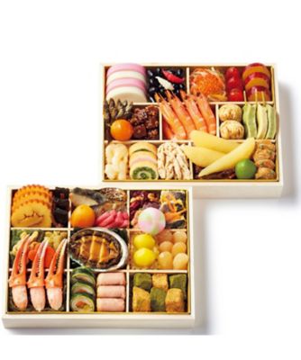 【お歳暮】日本料理 山玄茶 和風おせち二段重（冷凍）※12月29日（月）・30日（火）いずれかのお届け 調理済み食品【三越伊勢丹/公式】