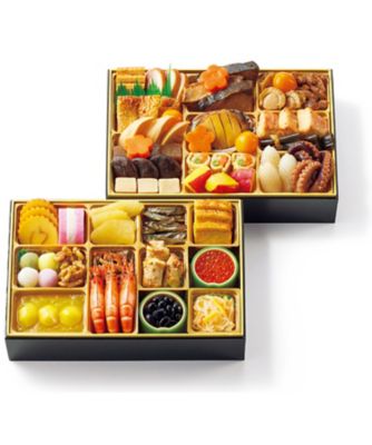 【お歳暮】にんべん 和風おせち二段重（冷凍）※12月29日（月）・30日（火）いずれかのお届け 調理済み食品【三越伊勢丹/公式】