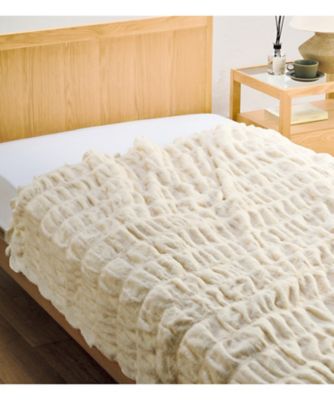 【お歳暮】三越伊勢丹オンラインストア ハグウォームМI掛け毛布 アイボリー テーブルリネン・寝具【三越伊勢丹/公式】