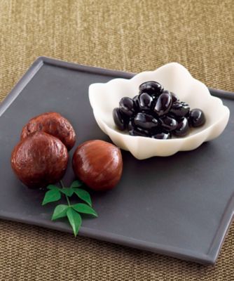 【お歳暮】丹波屋 丹波黒大豆・丹波渋皮栗詰合せ 調理済み食事、主菜【三越伊勢丹/公式】