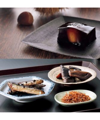 【お歳暮】紫野和久傳 蓮もち栗餡・和煮（なごみに）三種詰合せ お菓子・チョコレート（和菓子）【三越伊勢丹/公式】