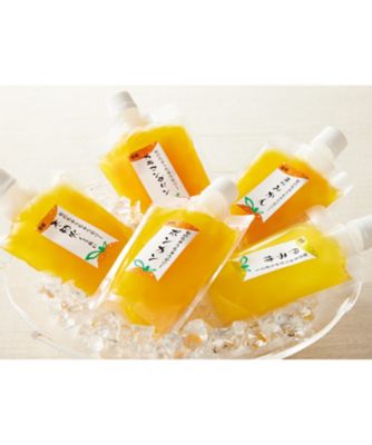 【お歳暮】田那部青果 旬のちゅうちゅうゼリー5種詰合せ プリン・ゼリー（洋菓子）【三越伊勢丹/公式】