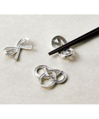 【お歳暮】能作 箸置 - 結び - 3ヶ入 食器【三越伊勢丹/公式】