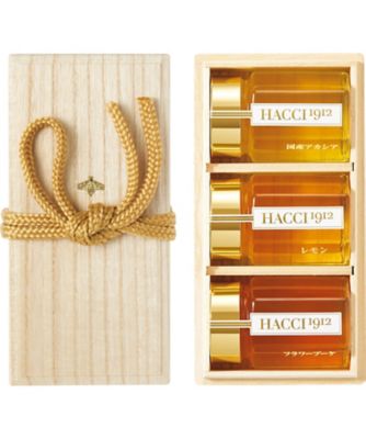 HACCI 1912〉桐箱入りはちみつ3本セット【A294263