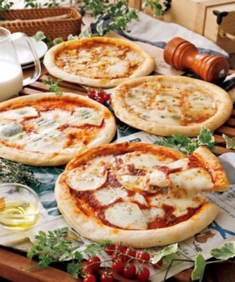 【お歳暮】飛騨・牧成舎 自家製チーズたっぷりピザ4枚セット 調理済み食事、主菜【Web限定】【三越伊勢丹/公式】