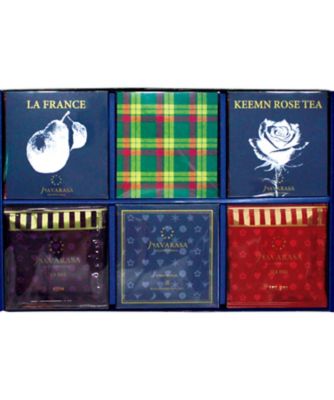 ナヴァラサ〉定番紅茶とアロマティーのティーバッグ6種セット