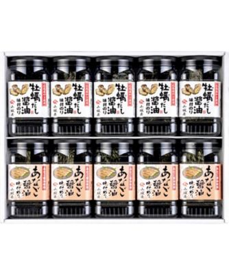 【お歳暮】山城屋 牡蠣だし醤油・あなご醤油味付のり詰合せ 調理済み前菜、付け合わせ【Web限定】【三越伊勢丹/公式】