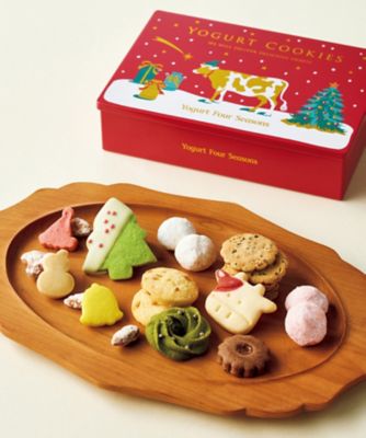 【お歳暮】ヨーグルトフォーシーズンズ ヨーグルトクリスマスクッキー缶 （洋菓子）【Web限定】【三越伊勢丹/公式】