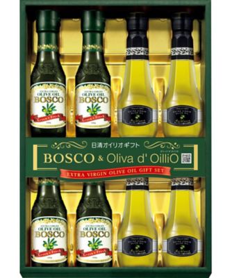 【お歳暮】日清 ボスコ＆オリーバ デ オイリオ エキストラバージンオリーブオイルギフト 調理油【三越伊勢丹/公式】