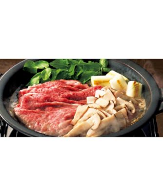【お歳暮】赤坂松葉屋 松茸と飛騨牛のすき焼セット 食品【三越伊勢丹/公式】
