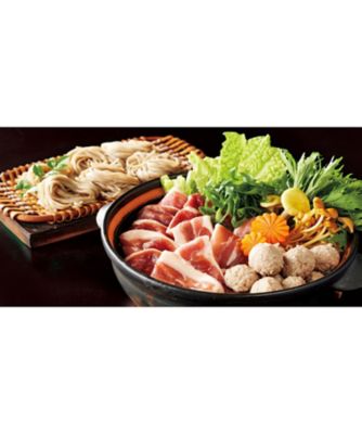 【お歳暮】日本料理なだ万 鴨鍋セット 食品【三越伊勢丹/公式】