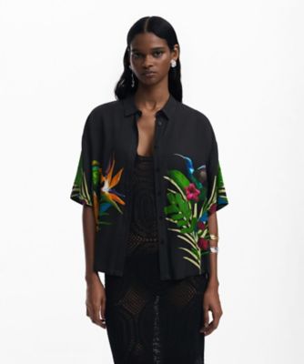 Desigual (Women)/デシグアル ハワイシャツ 25SWCW39