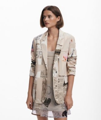Desigual (Women)/デシグアル ブレザー コラージュ M. クリスチャン・ラクロワ 25SWEW43