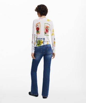 トロピカルプリントのセーター 25SWJF32 | Desigual