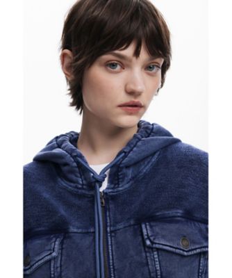 デニムプリントのスウェット 25SWSK35 | Desigual
