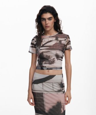＜Desigual (Women)＞アーティープリントＴシャツ　２５ＳＷＴＫ９９