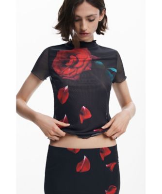 花柄シアートップス Desigual x Tyler