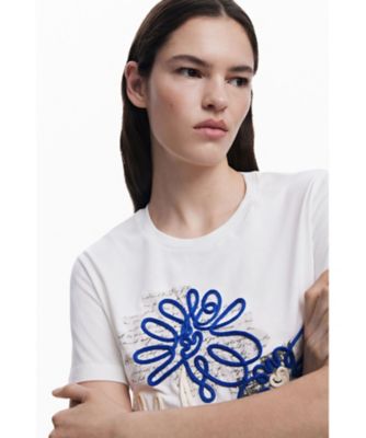 フラワーコードTシャツ 25SWTKYM | Desigual (Women
