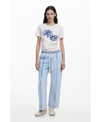 フラワーコードTシャツ 25SWTKYM | Desigual (Women