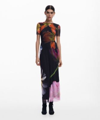 ＜Desigual (Women)＞ＲＯＴＥＲＤＡＭＪＶ　ワンピースショートスリーブ　２５ＳＷＶＫ６９