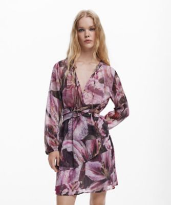 オーキッドのふんわりドレス 25SWVWX7 | Desigual