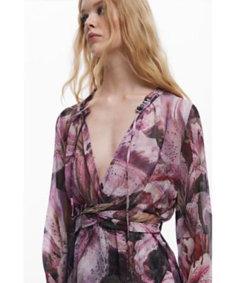 オーキッドのふんわりドレス 25SWVWX7 | Desigual