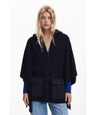 ＜Desigual (Women)＞ニットポンチョ　ジップアップフーディー　２５ＷＡＩＡ０５