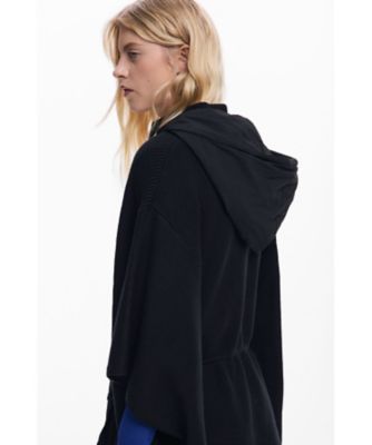ニットポンチョ ジップアップフーディー 25WAIA05 | Desigual