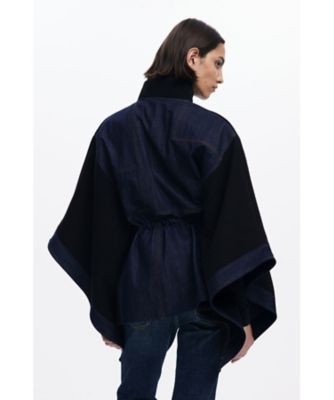 【未使用 タグ付】Desigual デシグアル デニム ポンチョ 定価23899 未使用 タグ付】Desigual デシグアル デニム ポンチョ 定価23899