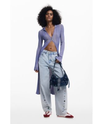 ブルーデニムハンドバッグ 25WAXD49 | Desigual (Women