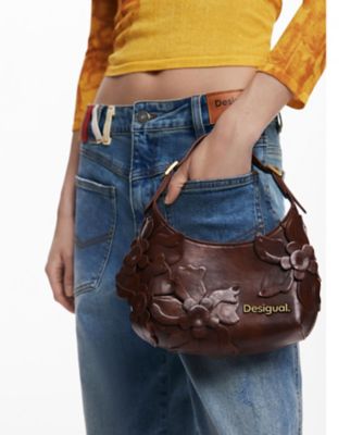 ＜Desigual (Women)＞フラワーアップリケバッグ　２５ＷＡＸＰＣＣ