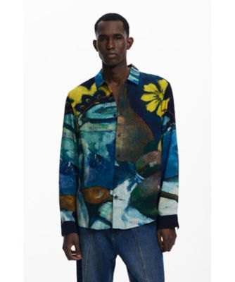 ＜Desigual (Women)＞ボタニカルフォト風プリントシャツ　２５ＷＭＣＷ１７