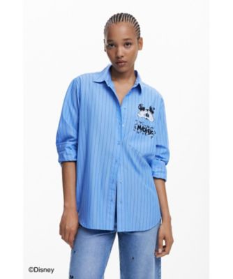 ミッキーストライプ長袖シャツ 25WWCW19 | Desigual (Women
