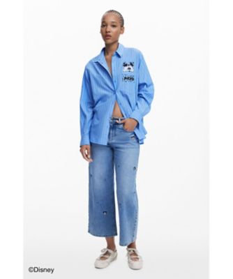 ミッキーストライプ長袖シャツ 25WWCW19 | Desigual (Women